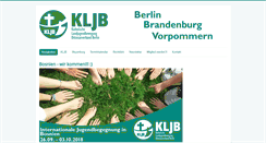 Desktop Screenshot of kljb-berlin.de