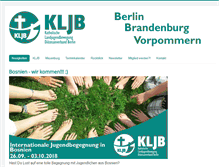 Tablet Screenshot of kljb-berlin.de